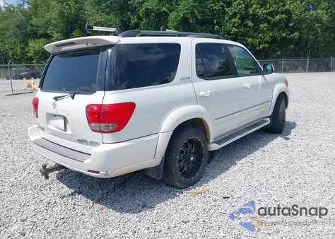 2006 Toyota Sequoia Limited V8 из США, поврежденный, VIN 5TDBT48A86S266568